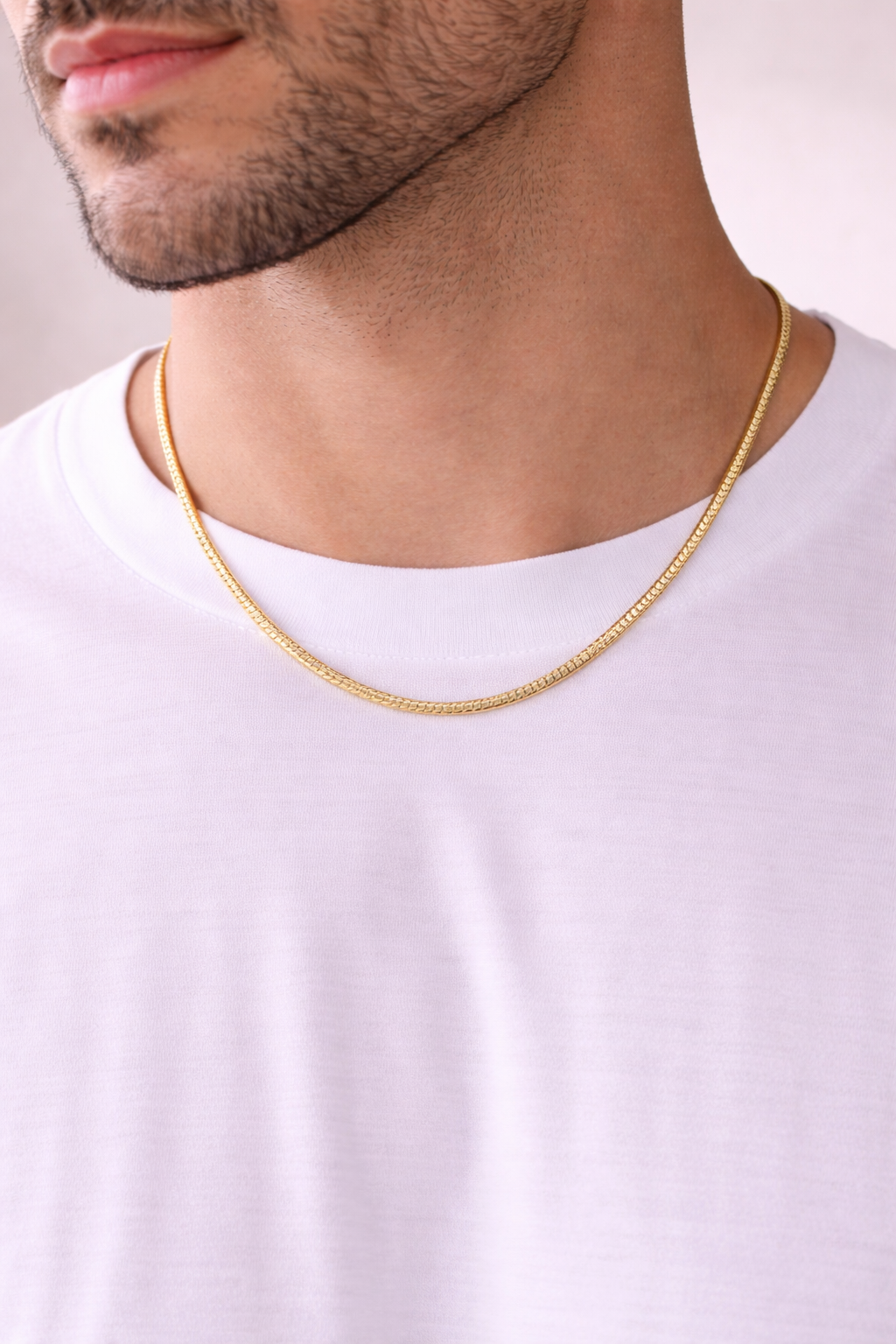 14K Solid Gold Franco Chain – 18”