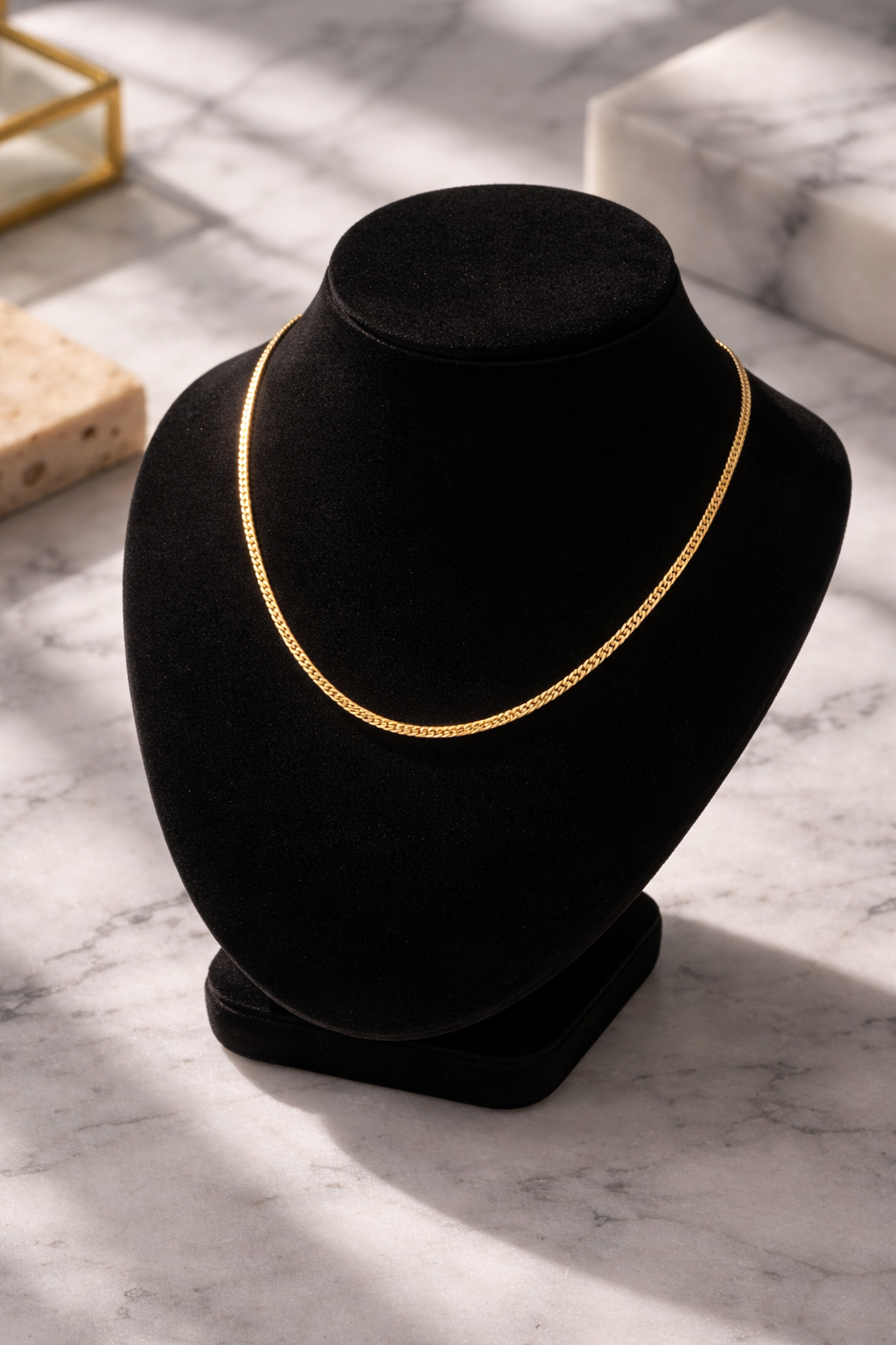 14K Solid Gold Franco Chain – 18”